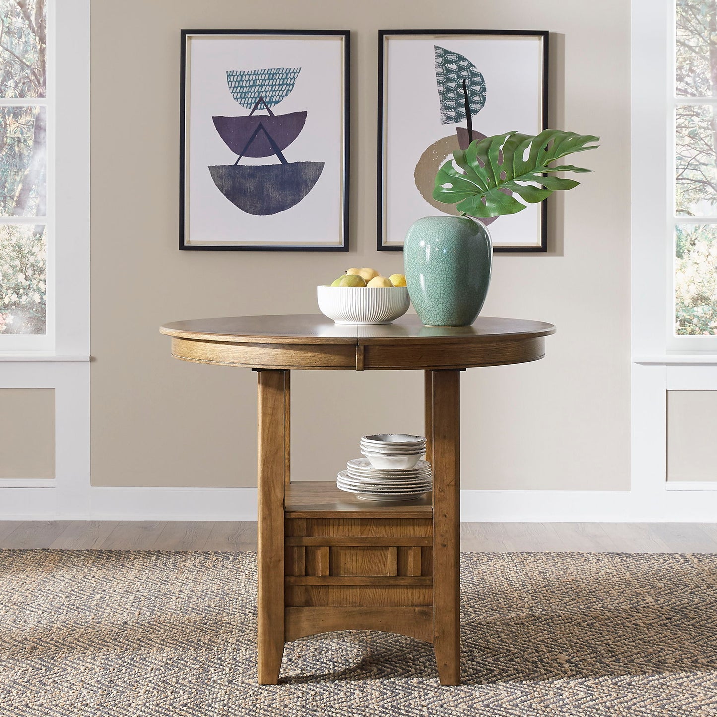 Santa Rosa - Pub Table Top - Antique Honey