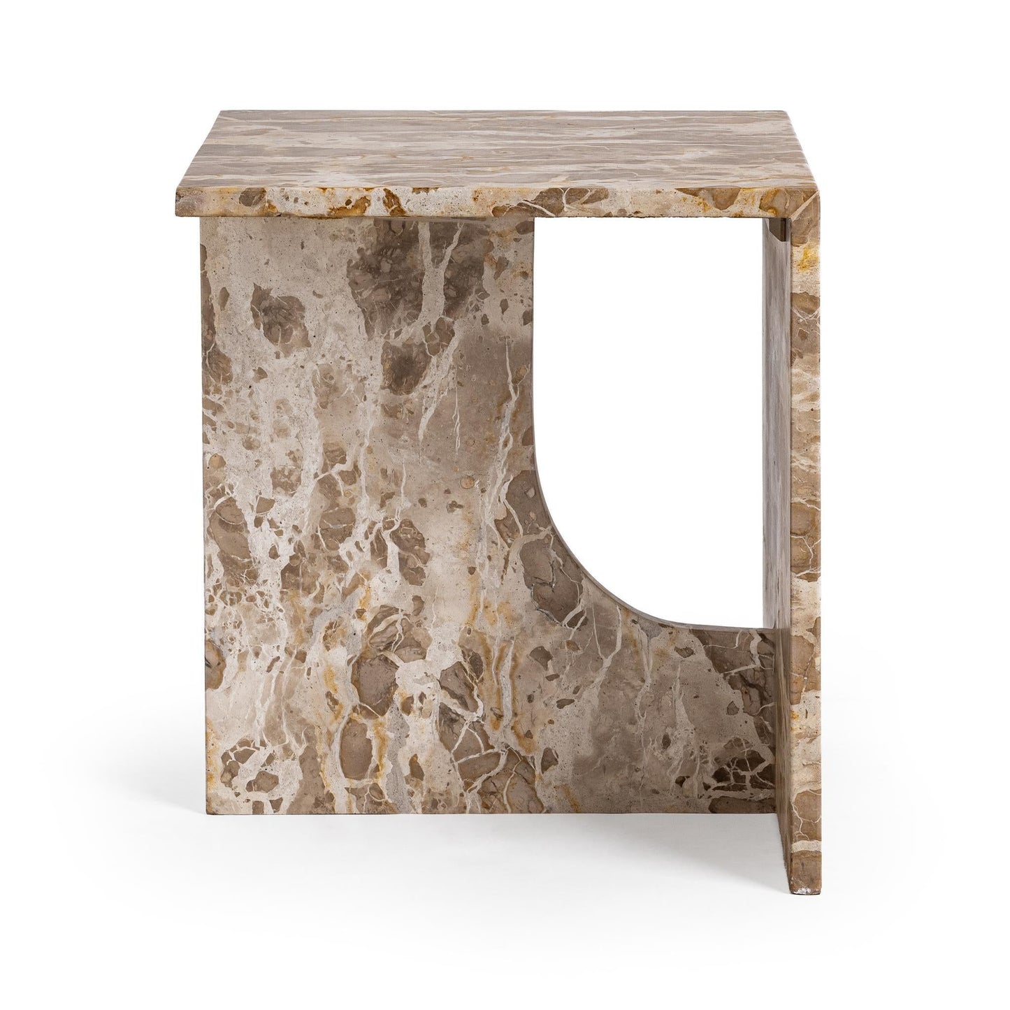 Jaylani - Square End Table - Desert Drift