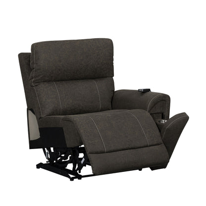 Gaia - RAF Recliner With Power Headrest, Footrest, Massage, Heat - Sable