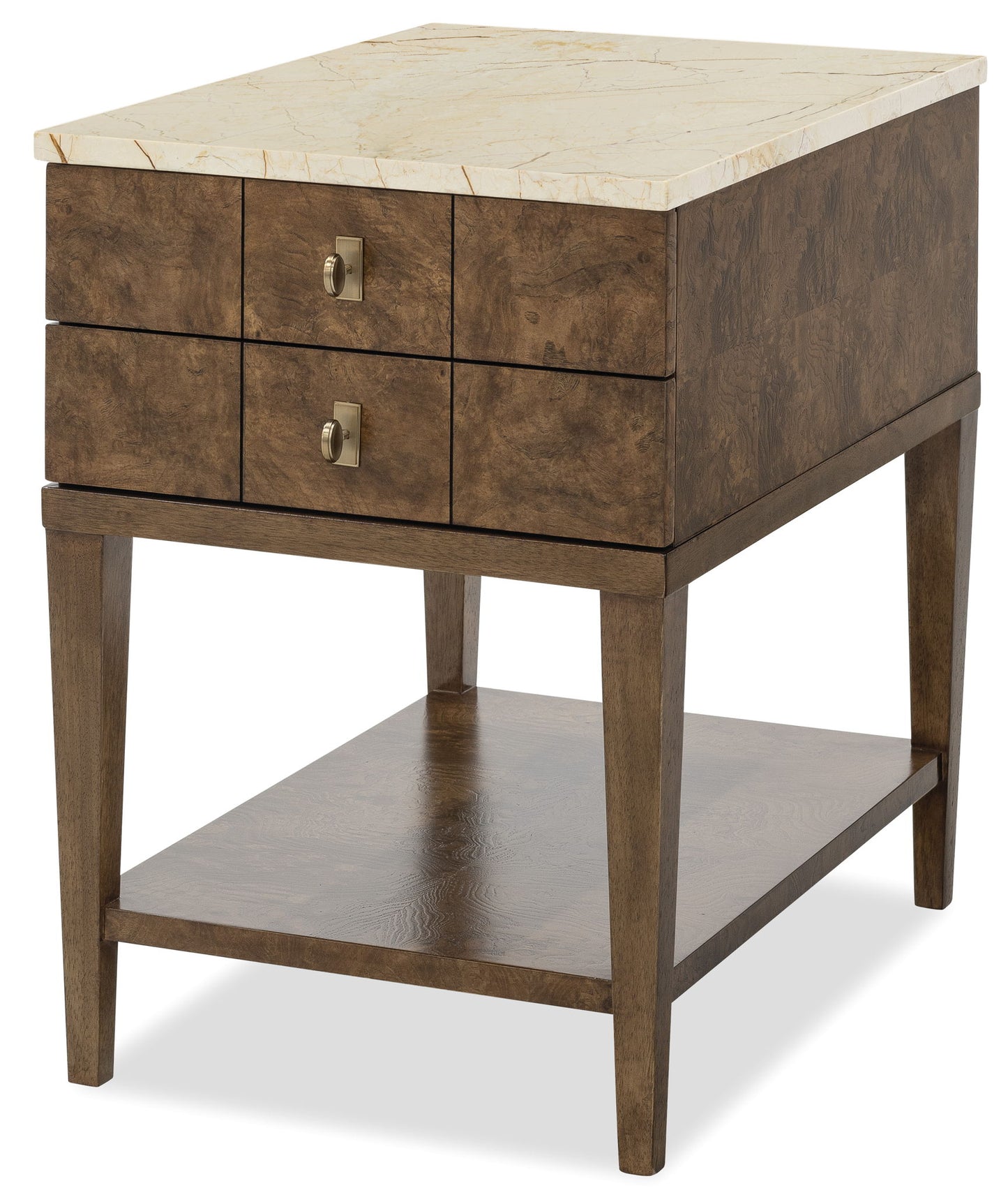 Melange - Penelope Chairside Table - Brown