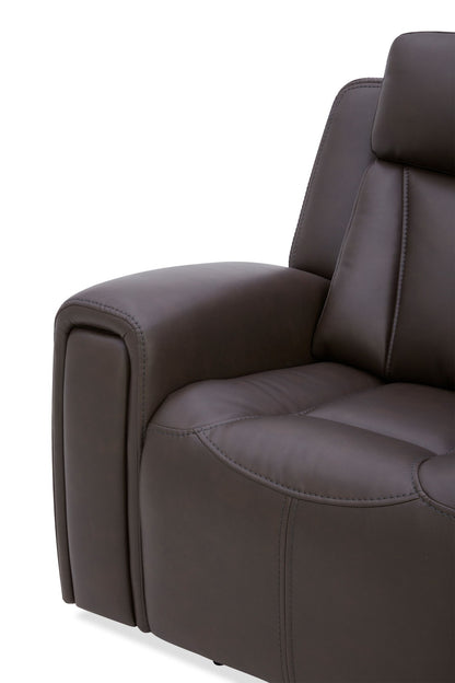 Maveric - Power Zero Gravity Console Loveseat P3 - Bette Coffee