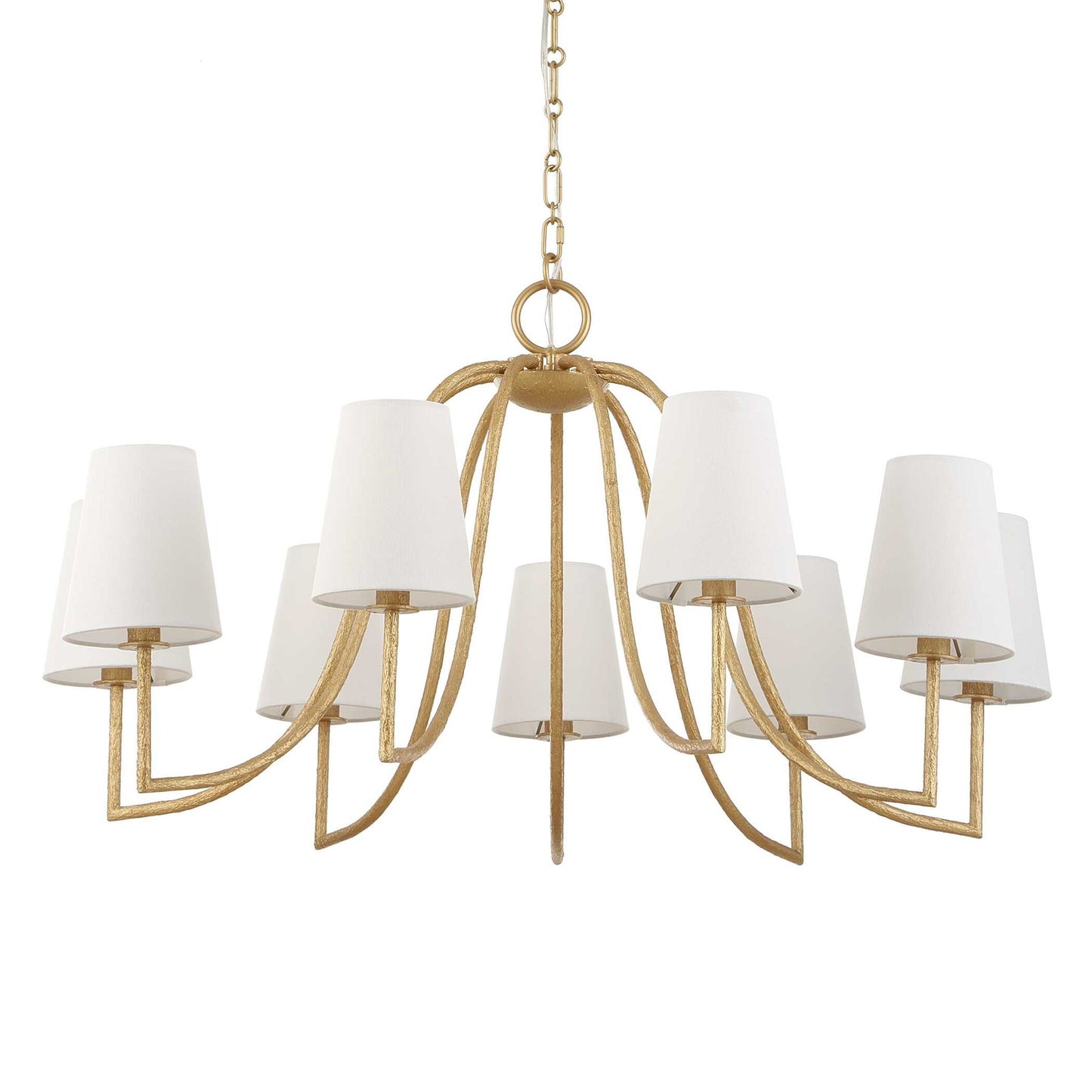 Seville - 9 Light Chandelier - Gold