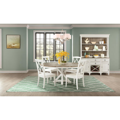 Myra - Round Dining Table Top - Natural / Paperwhite