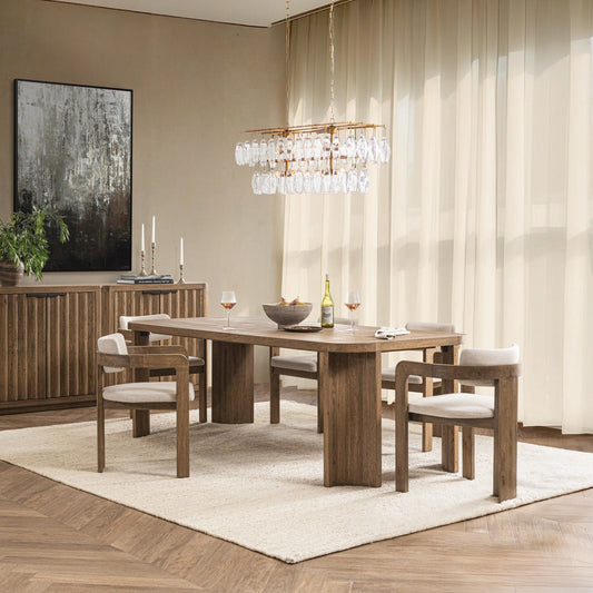 Labelle - Dining Table - Tan Oak
