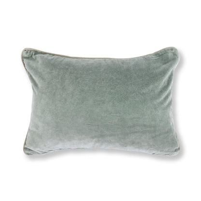 Heirloom Velvet - SLD Pillow - Bay Green