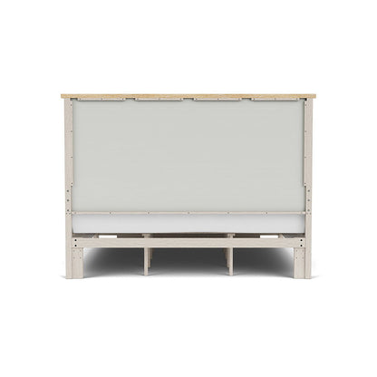 Glenndale - King Headboard - Aged White