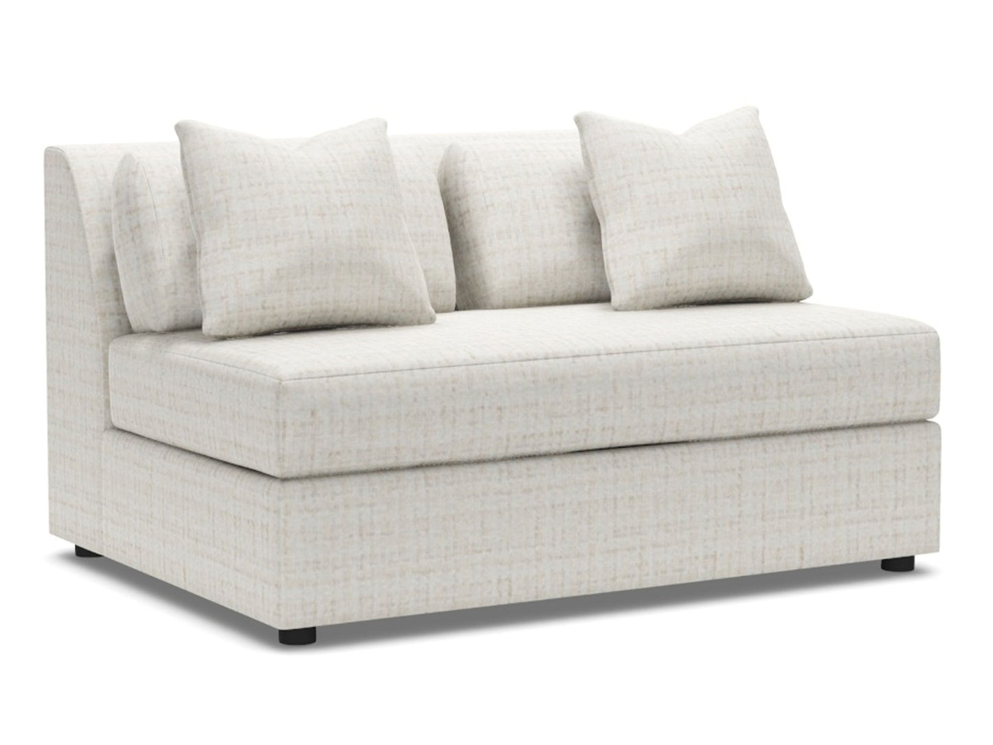 Artistica Upholstery - Rhonda Armless Loveseat One Cushion - White