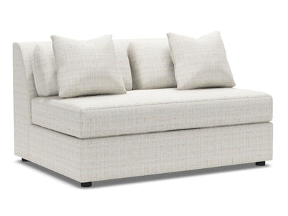 Artistica Upholstery - Rhonda Armless Loveseat One Cushion - White
