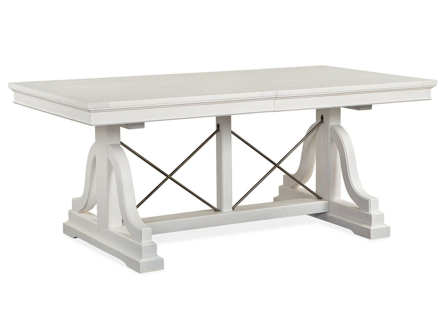 Heron Cove - Trestle Dining Table Base - Chalk White