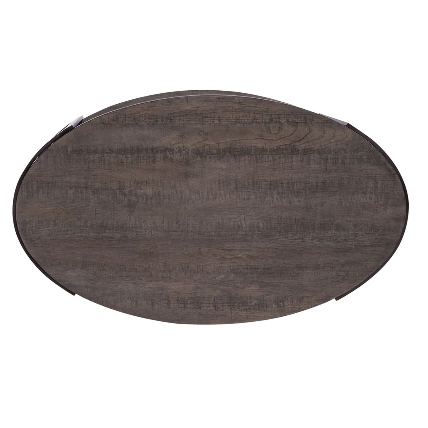 Modern View - Oval Cocktail Table Top - Gauntlet Gray