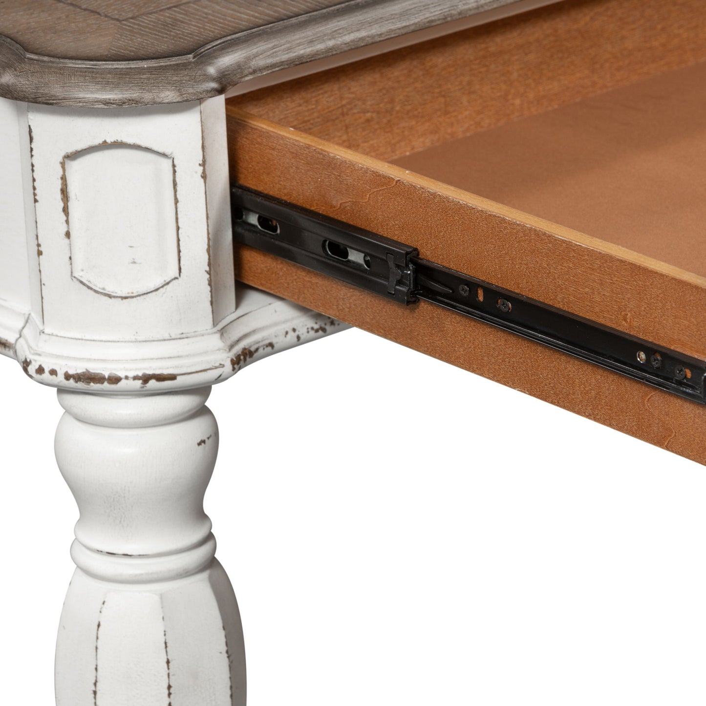 Magnolia Manor - Accent Vanity Desk/Nightstand - Antique White