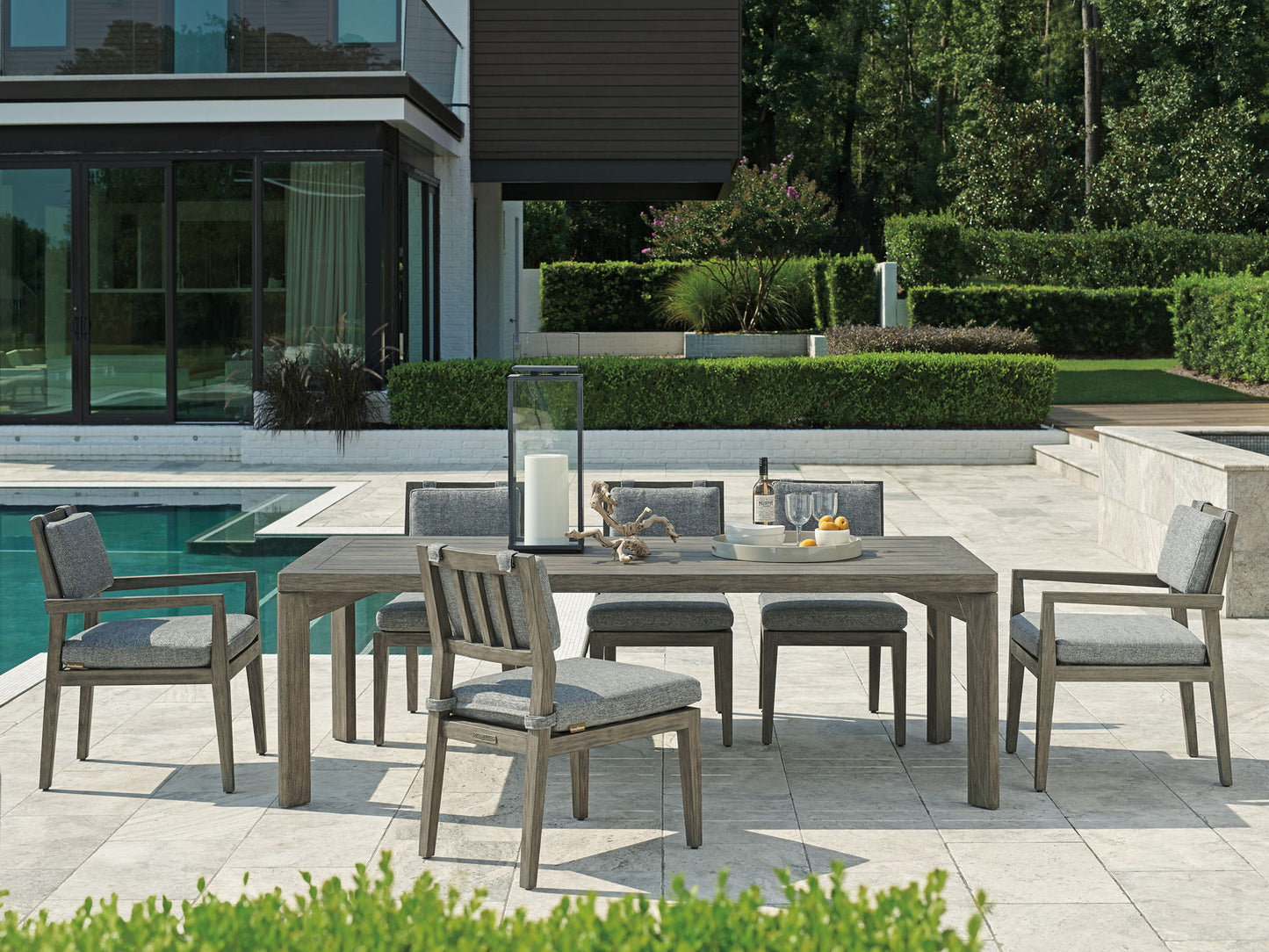 La Jolla - Rectangular Dining Table - Dark Brown