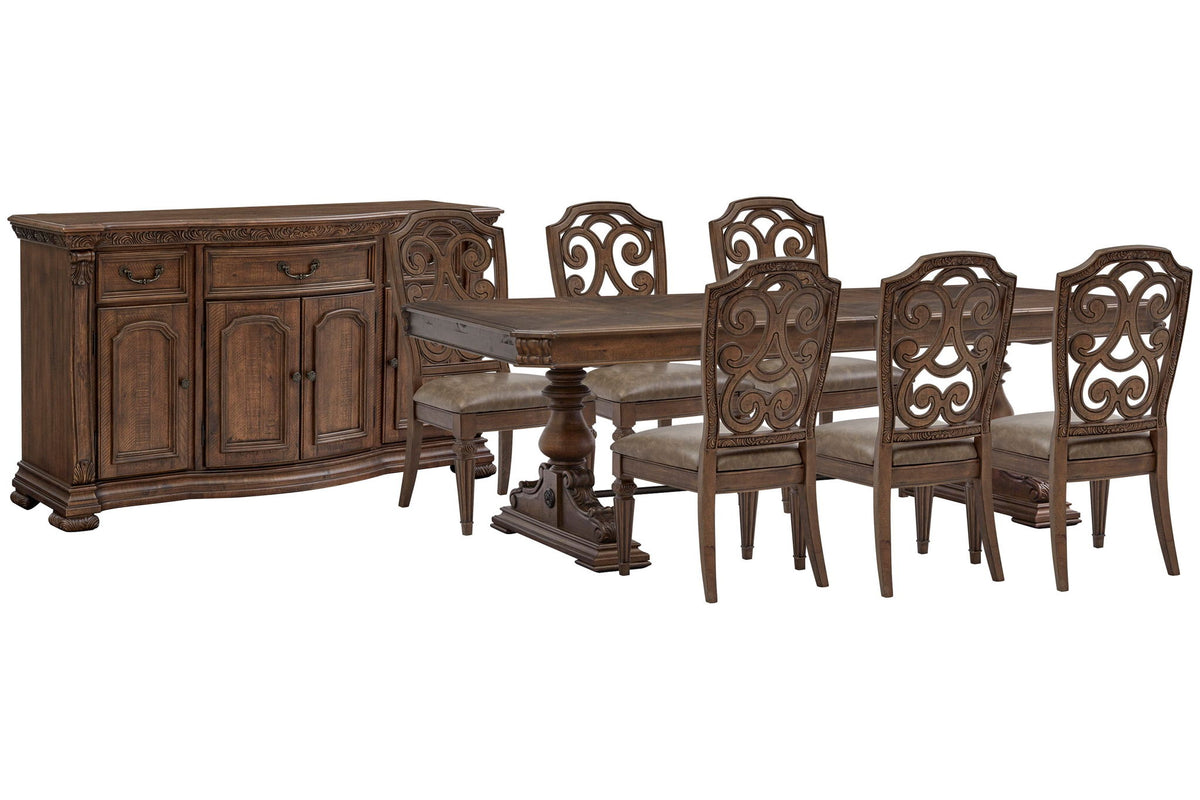 Durango - Extendable Trestle Dining Table Set