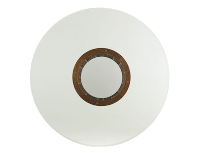 Island Fusion - Meridien Round Dining Table With Glass Top