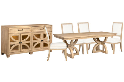 Coventry - Extendable Trestle Dining Table Set