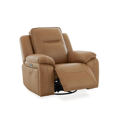 Callihan - Swivel Glider Recliner P3 - York Butternut