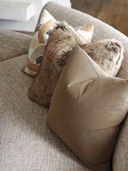 Zanzibar - Alston Armless Curved Sofa - Gray
