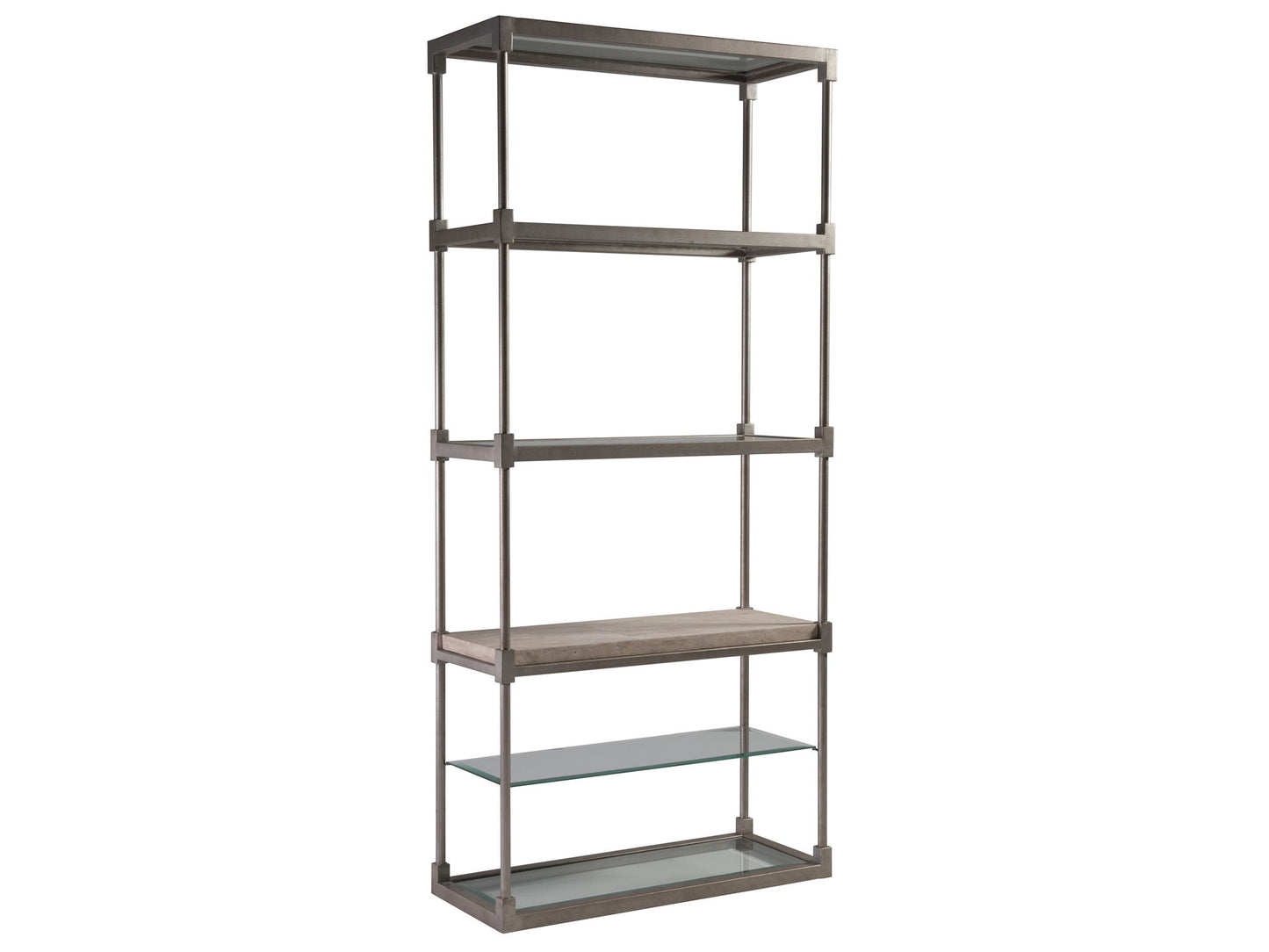 Signature Designs - Topa Etagere - Dark Gray