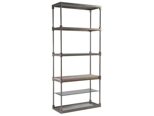 Signature Designs - Topa Etagere - Dark Gray