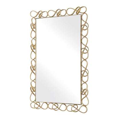 Twist It - Mirror - Antique Brass