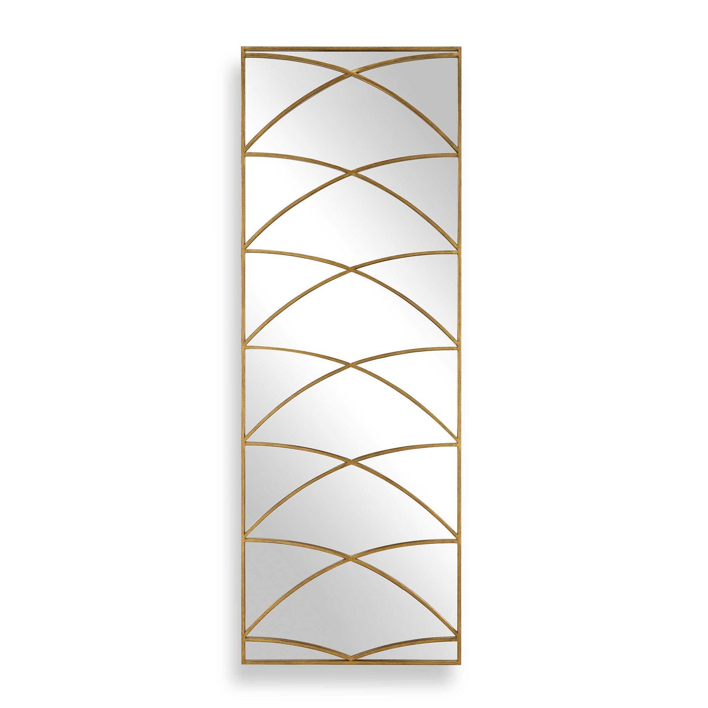 Crossed Up - Full Length Mirror - Gold
