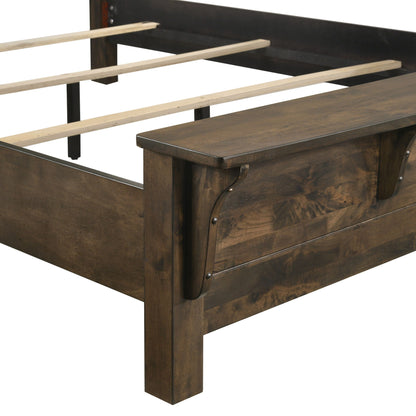 Blue Ridge - 5/0 Queen Headboard - Rustic Gray