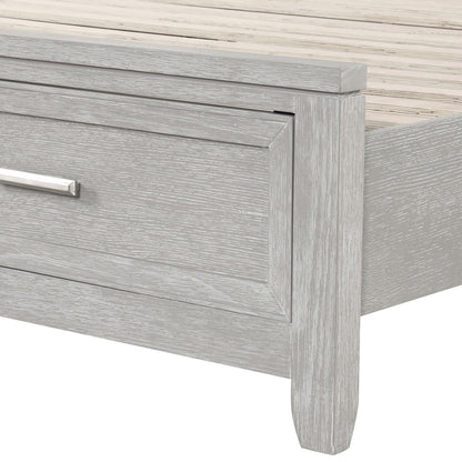 Fiona - 6/6 - 6/0 Eastern King / Western King Storage Footboard & Slats - Mist Gray