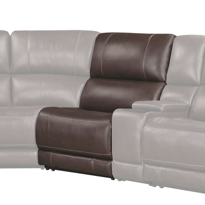 Easton - Zero Gravity Power Armless Recliner P3 - Steamboat Brown