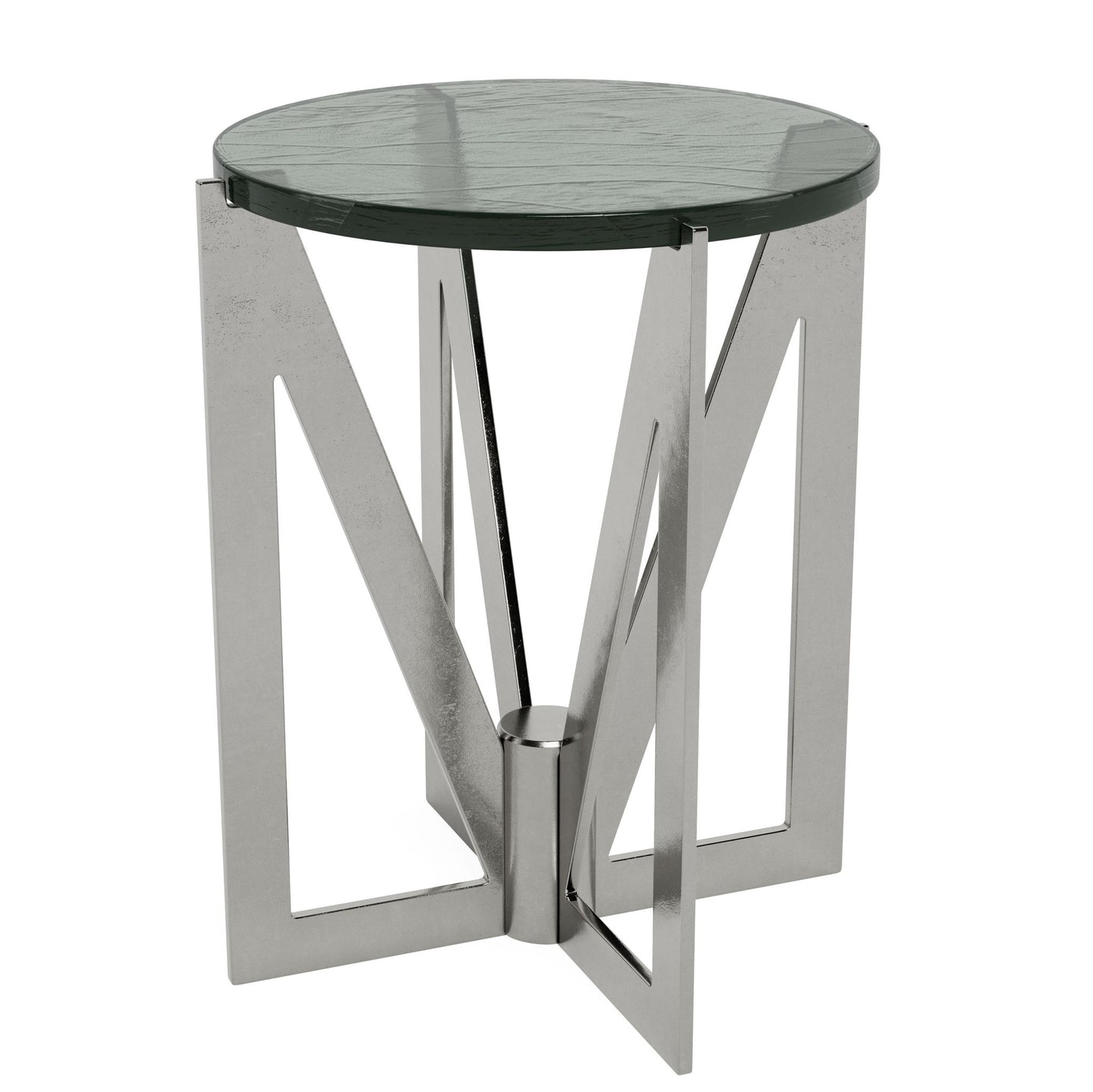 Jano - Round End Table Base - Gray