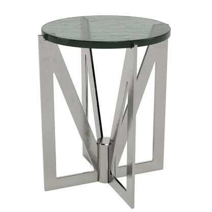 Jano - Round End Table Base - Gray