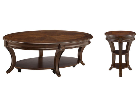 Winslet - Round Caster Cocktail Table Set