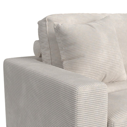 Arizona - Modular LHF Chaise With 1 Pillow 20" - Steno Beige