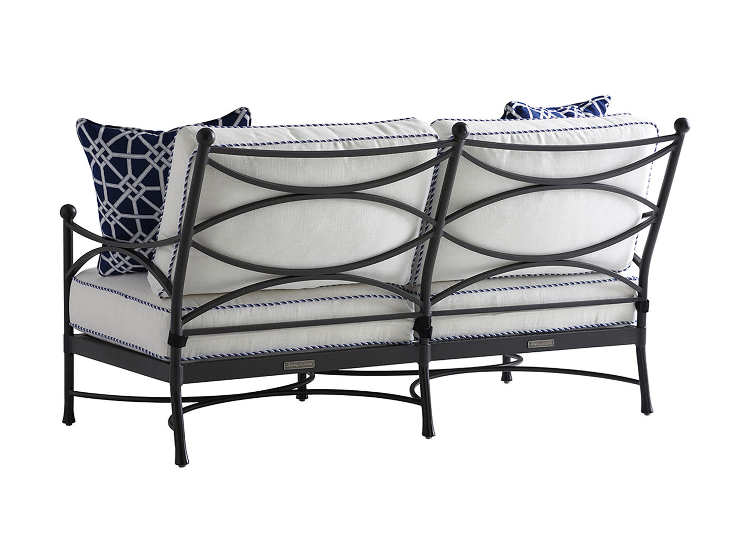 Pavlova - Fabric Loveseat - White