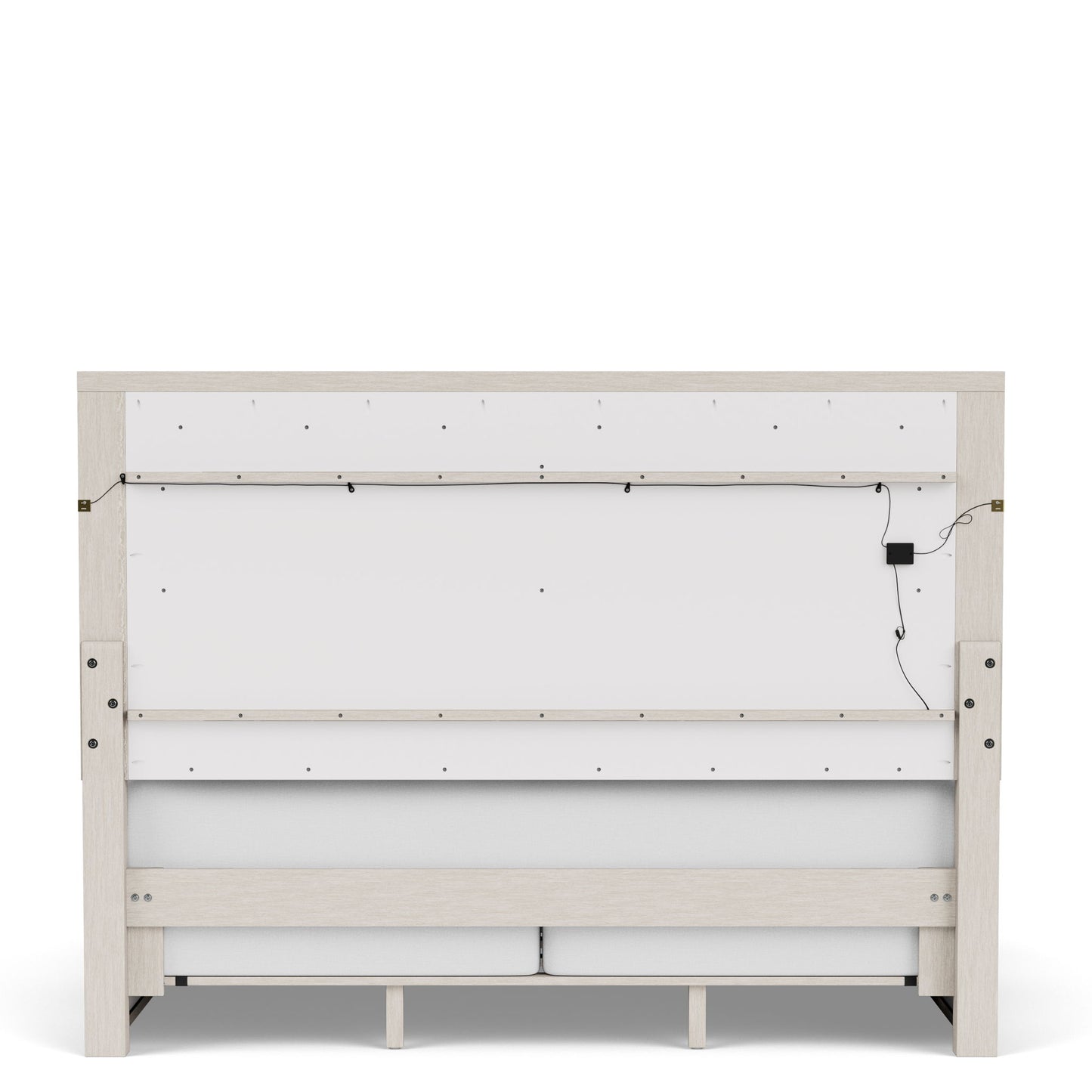 Alexis - King Upholstered Panel Headboard - Latte Essence
