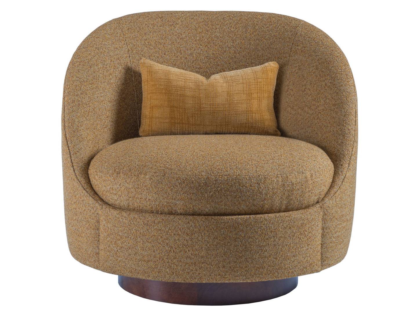 Artistica Upholstery - Genevieve Swivel Fabric Chair - White