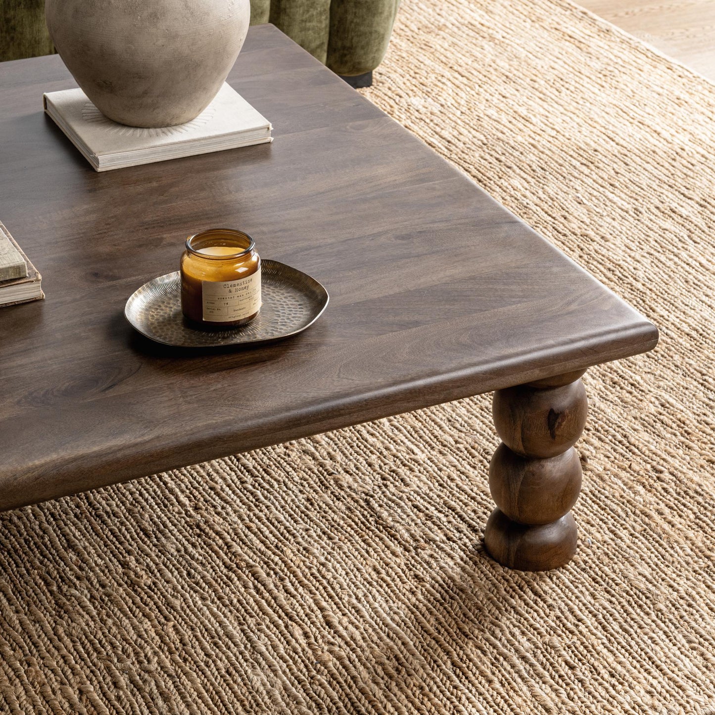 Adir - Square Coffee Table - Tundra Brown