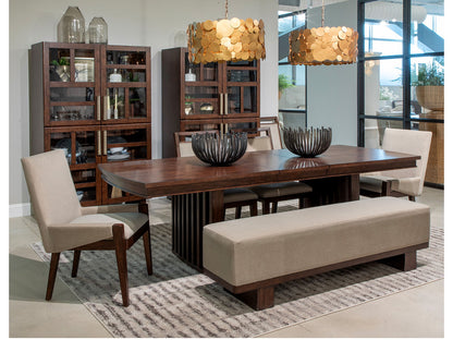 Reena - Display Cabinet - Rich Brown