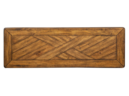 Chesterfield - Rectangular Sofa Table - Farmhouse Timber