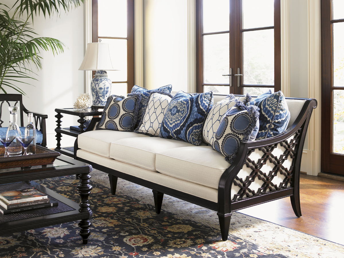 Royal Kahala - Bay Club Sofa - Dark Brown / Beige