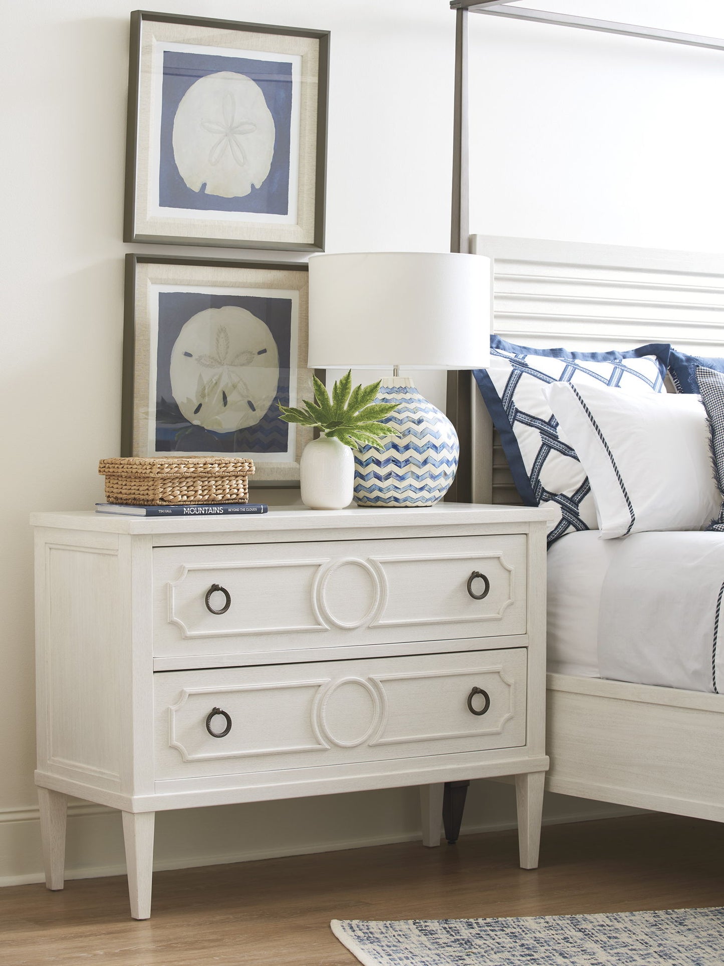 Ocean Breeze - Brantley Bachelors Chest - White