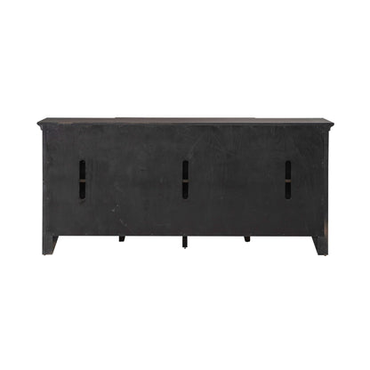 Paradise Valley - 76" TV Console - Saddle Brown