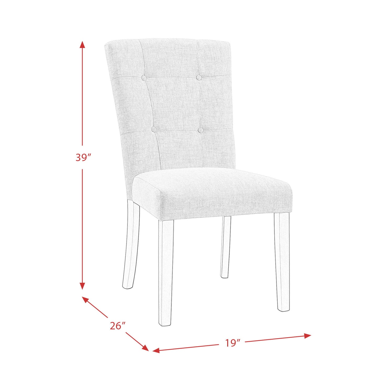Lexi - 5 Piece Dining Set (Table And Four Chairs) - White