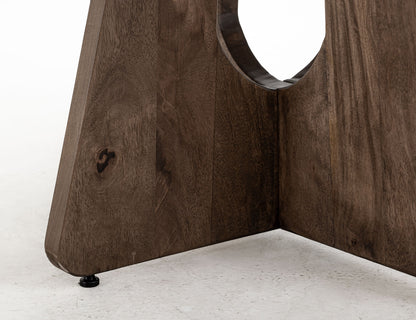 Balam - Cross Table Base - Dark Brown