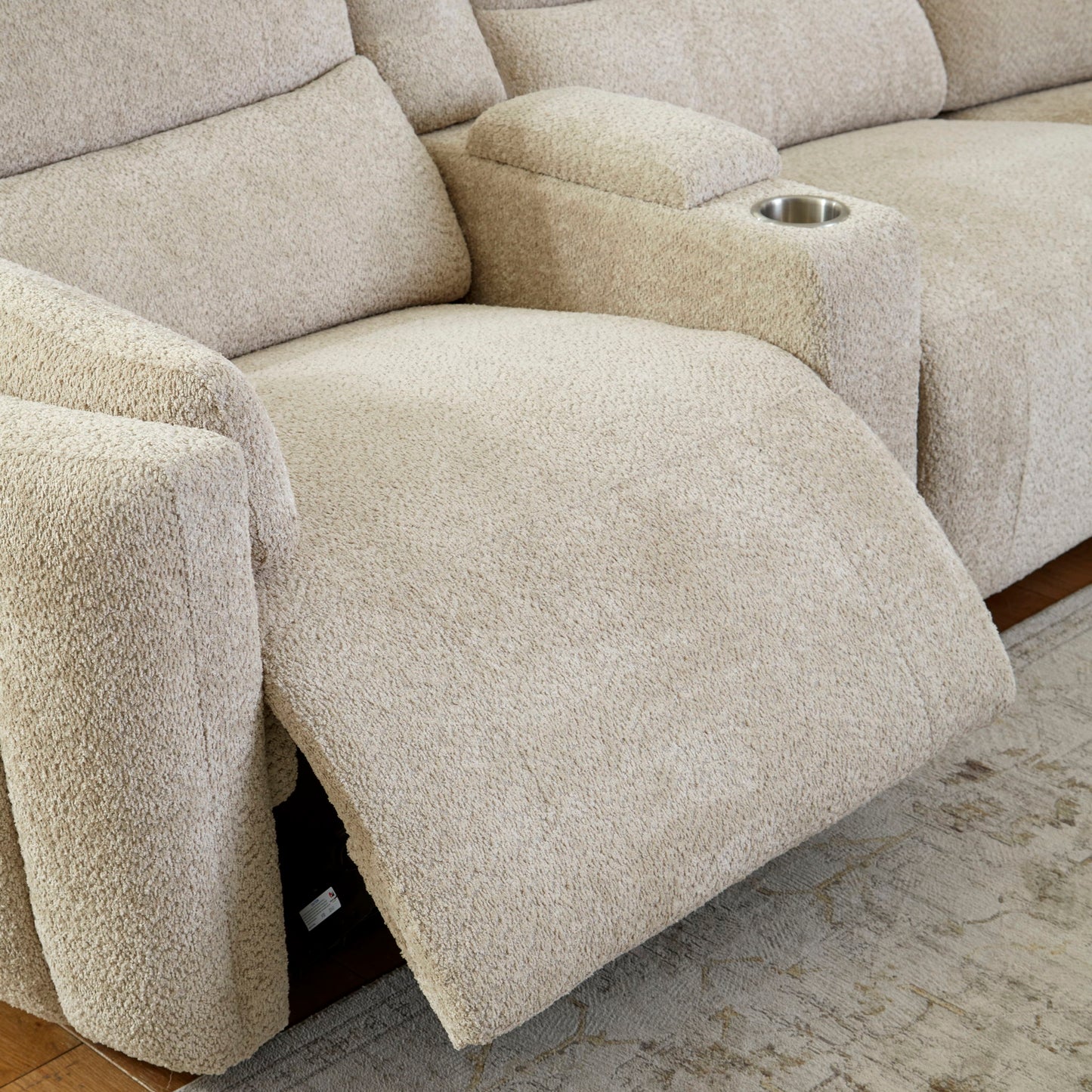 Modesto - Power Left Arm Facing Recliner - Buttercream