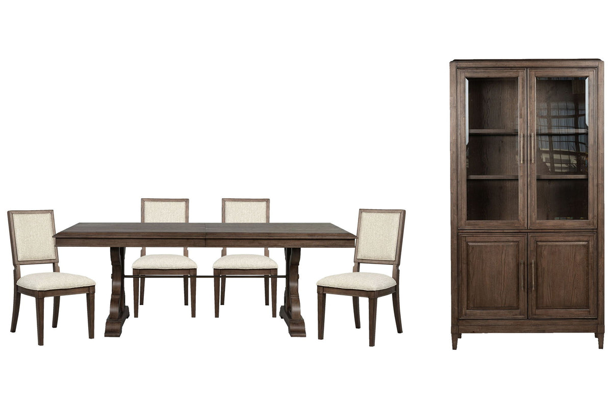 Jubilee - Extendable Trestle Dining Table Set