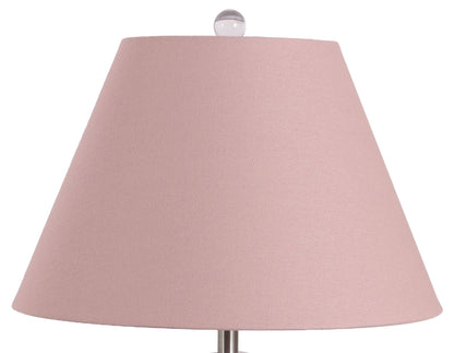 Blush Pirouette - 26 X 15 - Ceramic Table Lamp (Set of 2) - Glossy White