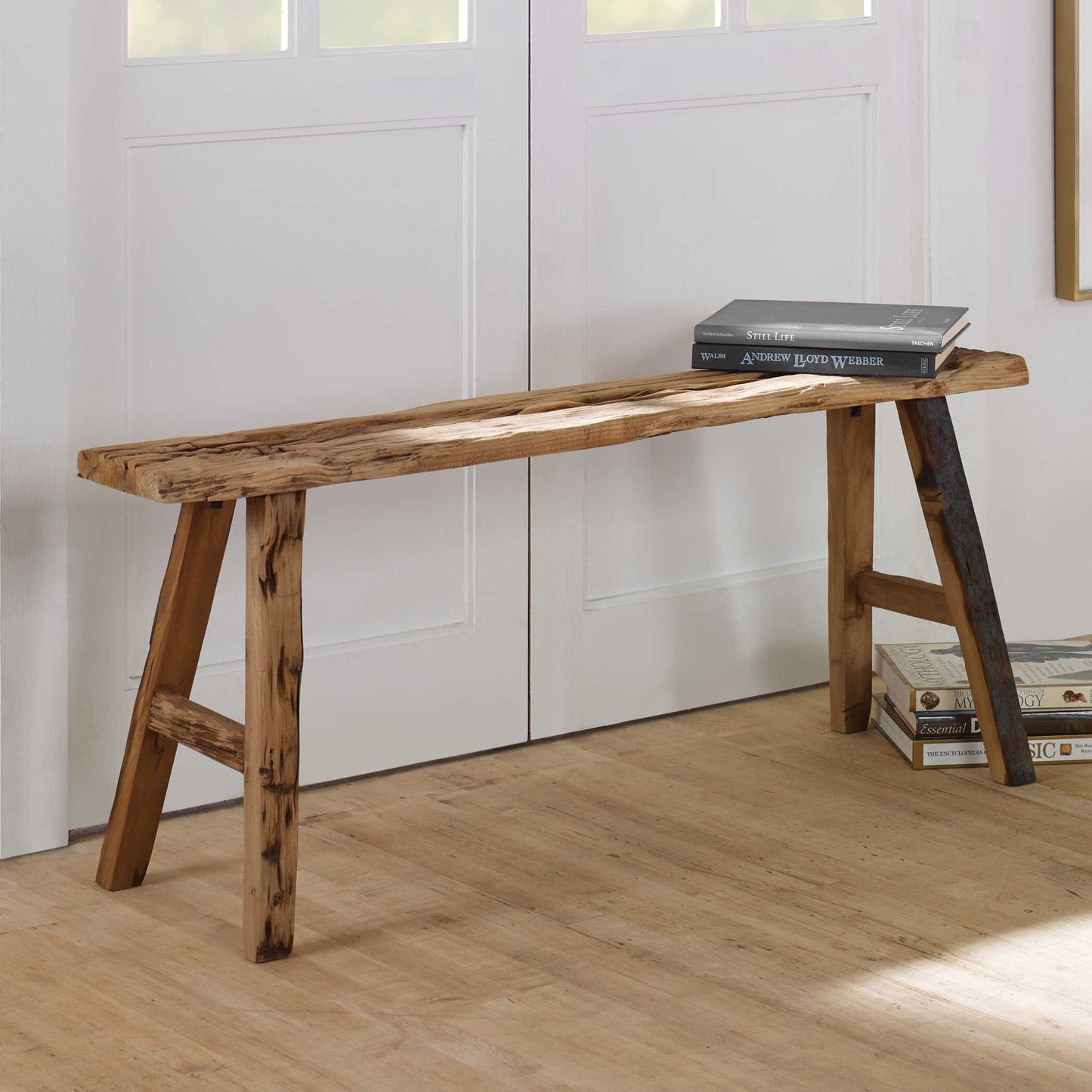 Paddock - Rustic Bench - Dark Brown