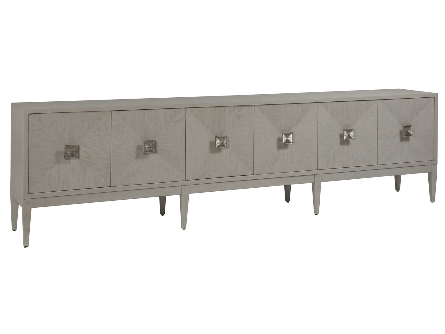Signature Designs - Logan Convertible Long Media Console/Buffet - Gray