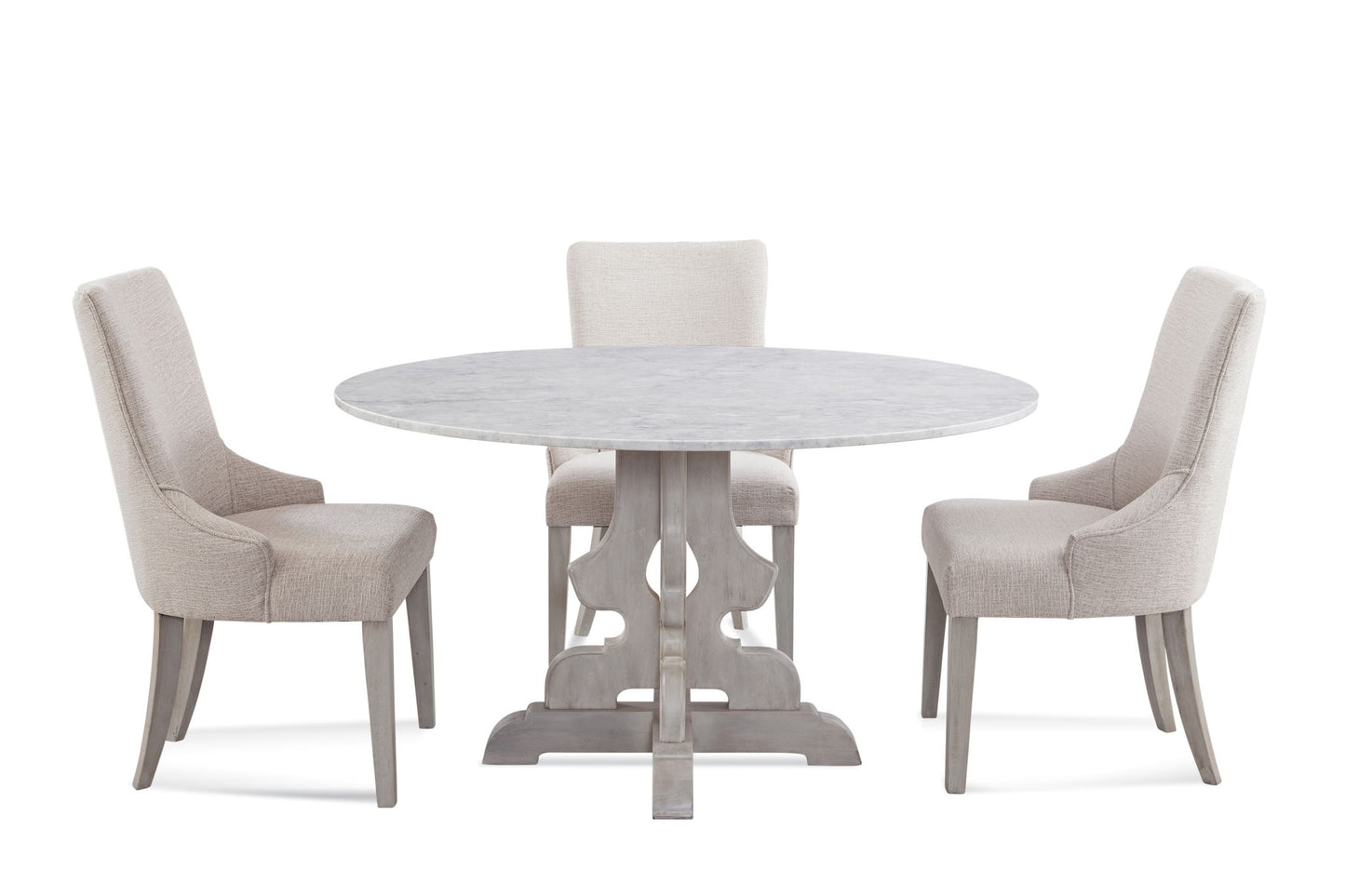 Delaney - Round Dining Base - Gray