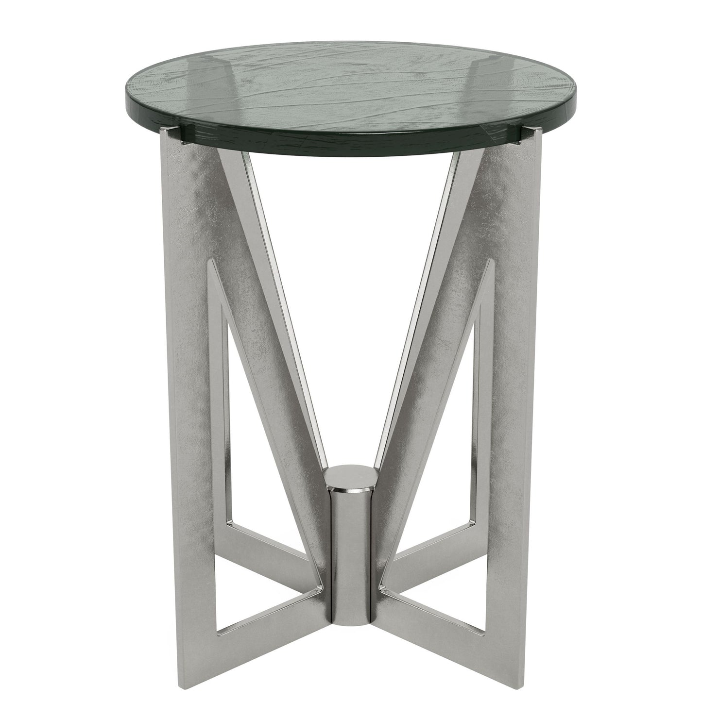 Jano - Round End Table Base - Gray